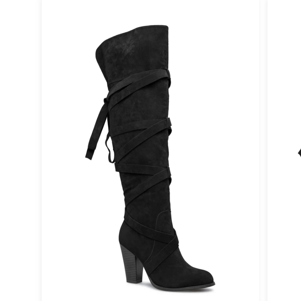 Aurelia Wrapped Heeled Boots by Shoedazzle